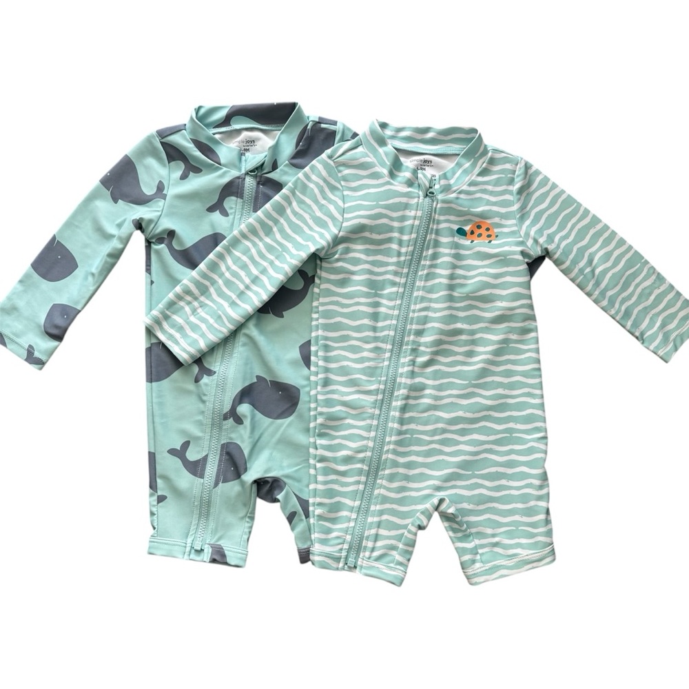 Carter’s Simple Joys Baby Long Sleeve Rashguards 6-9M